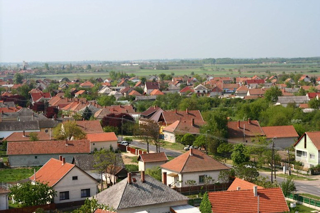 Panorama Miasta Egyek 