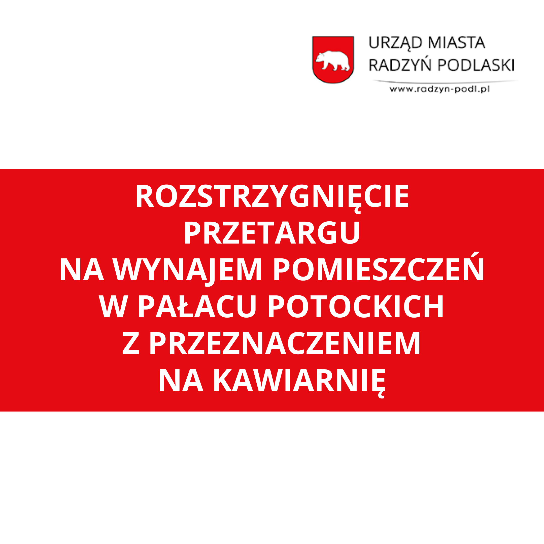 WYNIK PRZETARGU