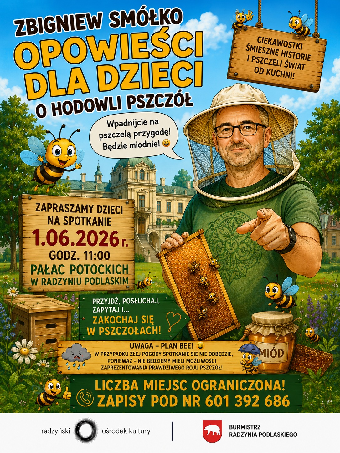 Plakat spotkania Zbigniew Smółko