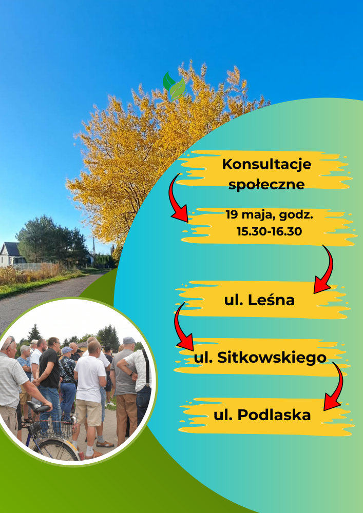 Konsultacje społeczne w sprawie przebudowy ulic