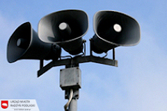 rening systemu wczesnego ostrzegania z głośnym użyciem syren alarmowych - 25 czerwca 2015 r.