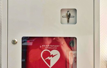 Defibrylator w Komendzie Powiatowej Państwowej Straży Pożarnej w Radzyniu Podlaskim