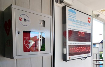 Defibrylator w Urzędzie Miasta w Radzyniu Podlaskim