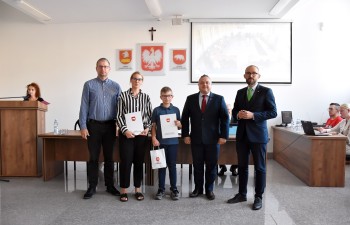 Uroczystości wręczenia nagród za wyniki w nauce. Fot. Anna Małoszewska