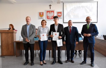 Uroczystości wręczenia nagród za wyniki w nauce. Fot. Anna Małoszewska