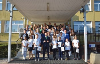 Uroczystości wręczenia nagród za wyniki w nauce. Fot. Anna Małoszewska