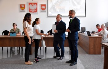 Uroczystości wręczenia nagród za wyniki w nauce. Fot. Anna Małoszewska