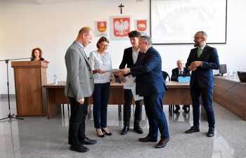 Uroczystości wręczenia nagród za wyniki w nauce. Fot. Anna Małoszewska