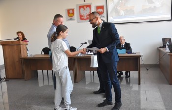 Uroczystości wręczenia nagród za wyniki w nauce. Fot. Anna Małoszewska