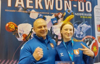 Maja Michalska - srebrny medal w walkach juniorek do 57 kg. Fot.: RSCT.