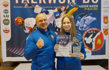 Marysia Wisznicka - złoty medal w kategorii juniorek do 65 kg. Fot.: RSCT.